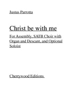 Christ be with me SATB choral sheet music cover